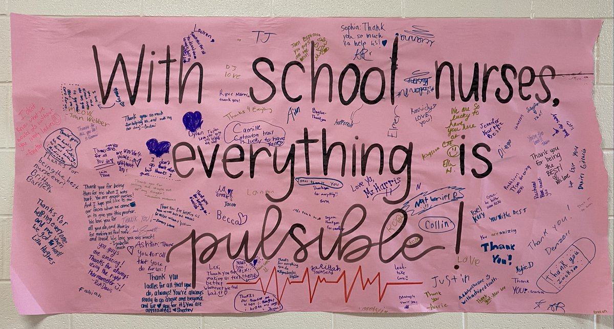 CTEHealth's tweet photo. Feeling appreciated on School Nurses Day! Thank you faculty, staff, and students for all the love. My school is the BEST! @CatawbaTrail  @RichlandTwo https://t.co/rl43kNVnW8