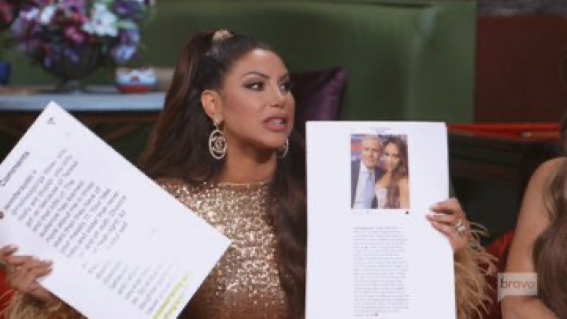 queensofbravo's tweet photo. Not only was Jennifer open about her convo with her kids about Bill’s affair, the way she pulled out the receipts against Marge, Jackie, and Melissa was pure gold #RHONJ https://t.co/JXtctXr3aL