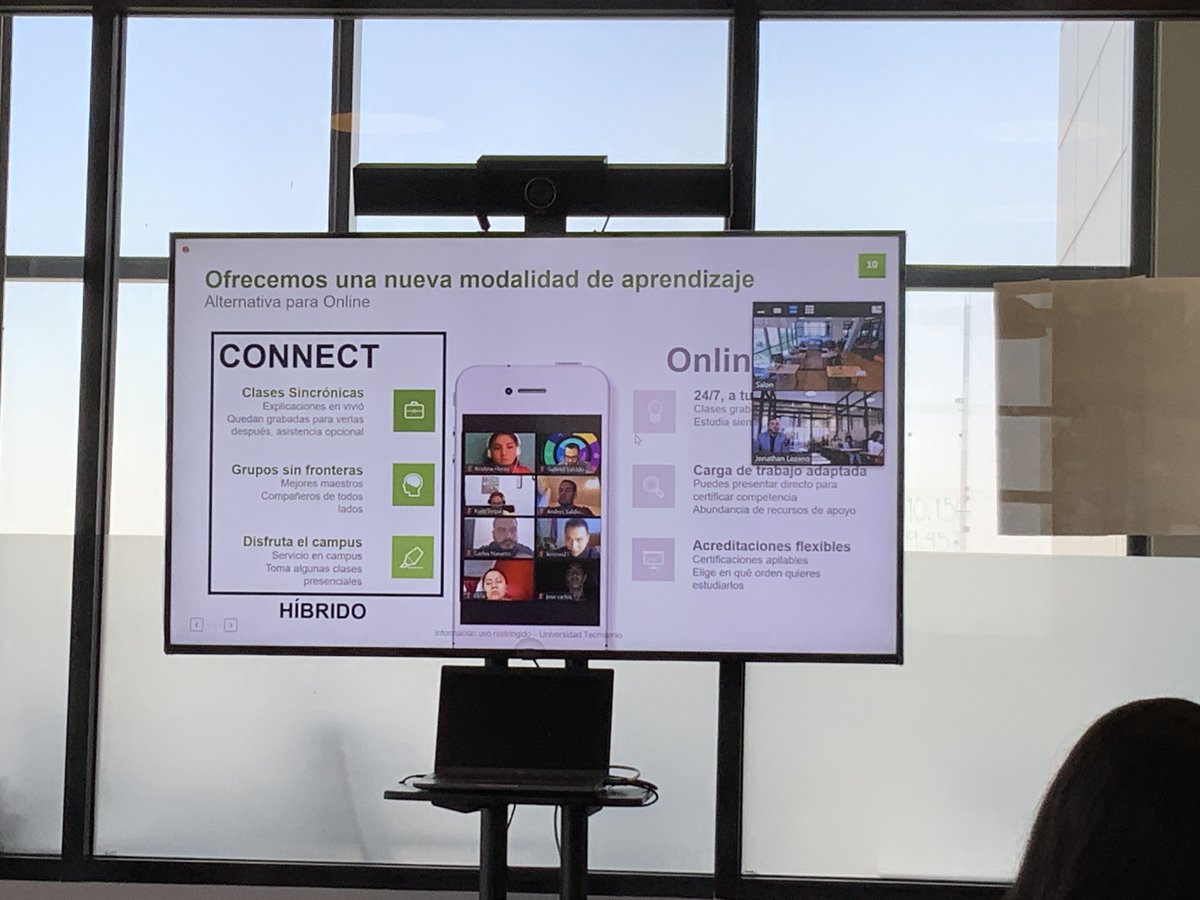 droso's tweet photo. Los alumnos van dando forma a lo que necesitan para capacitarse y entrenarse, saben que la competencia no es local. Me parece muy interesante este modelo connect. #tecmilenio #espacioconnect #wework #nuevomodeloeducativo #TecmilenioCDMX #EducaciónHíbridaConnect https://t.co/3JzXNmGR8R