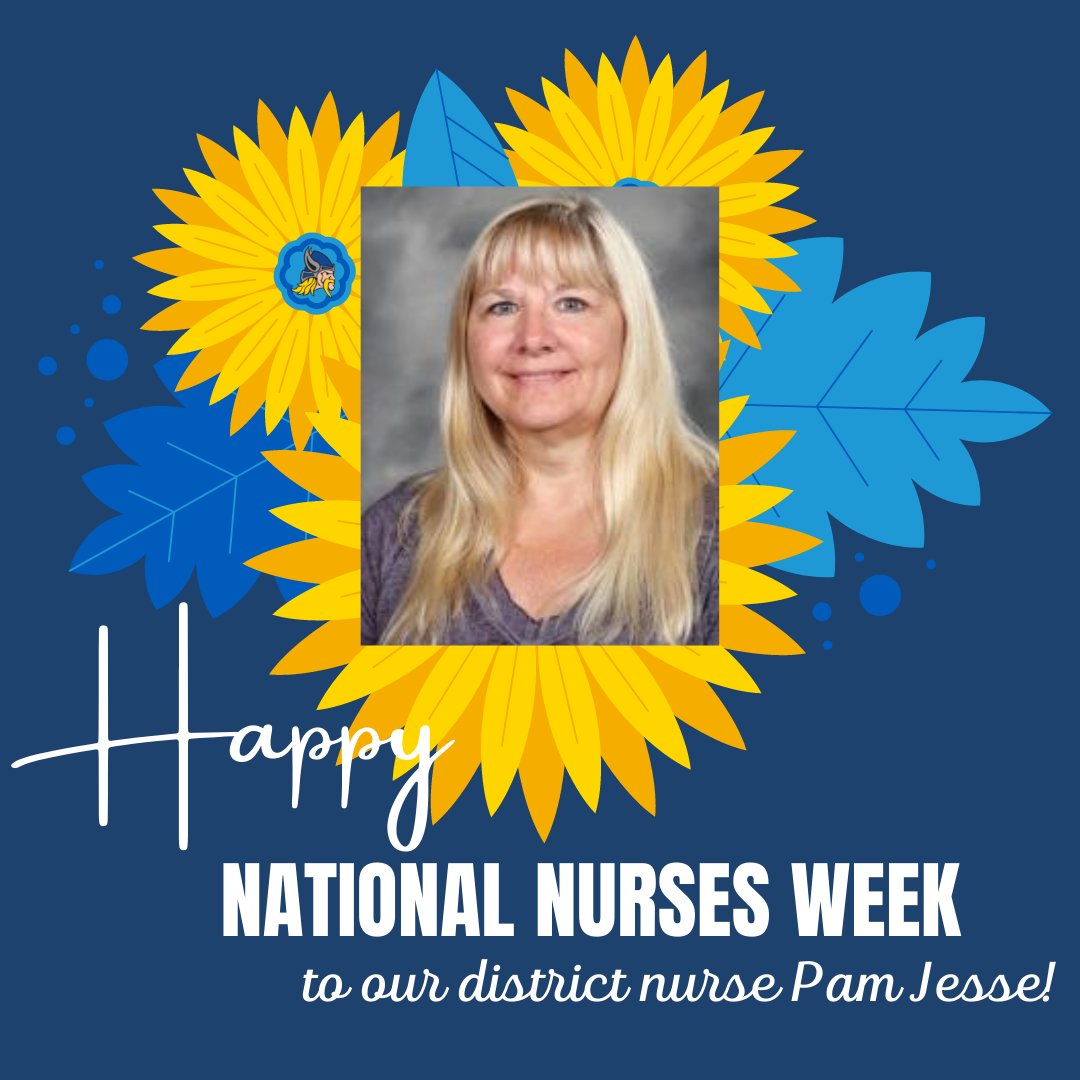 WestSDNB's tweet photo. Happy National Nurses Week to our district Nurse Pam Jesse! 

Thank you for everything to you do for our students here at West! #nbwproud #SDNB https://t.co/BNUBqi7DrB
