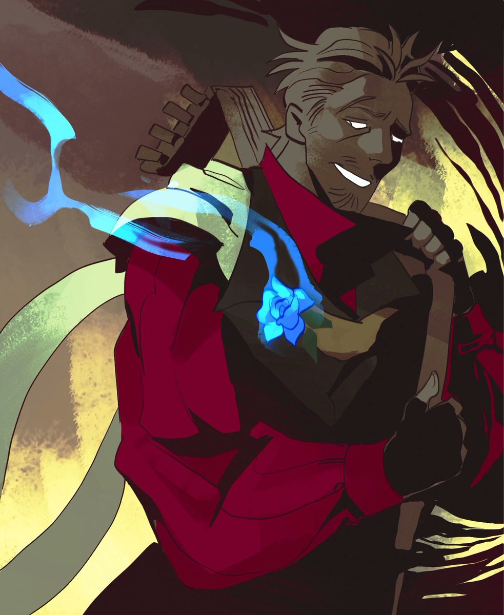 The second character card is ready - our dear bard <a href="/TroyBakerVA/">Troy Baker</a>. There is one more or maybe two, who knows.  I'll put together the whole picture for you 👁〰️👁

#jacksepticeye #troybaker #bardstales
