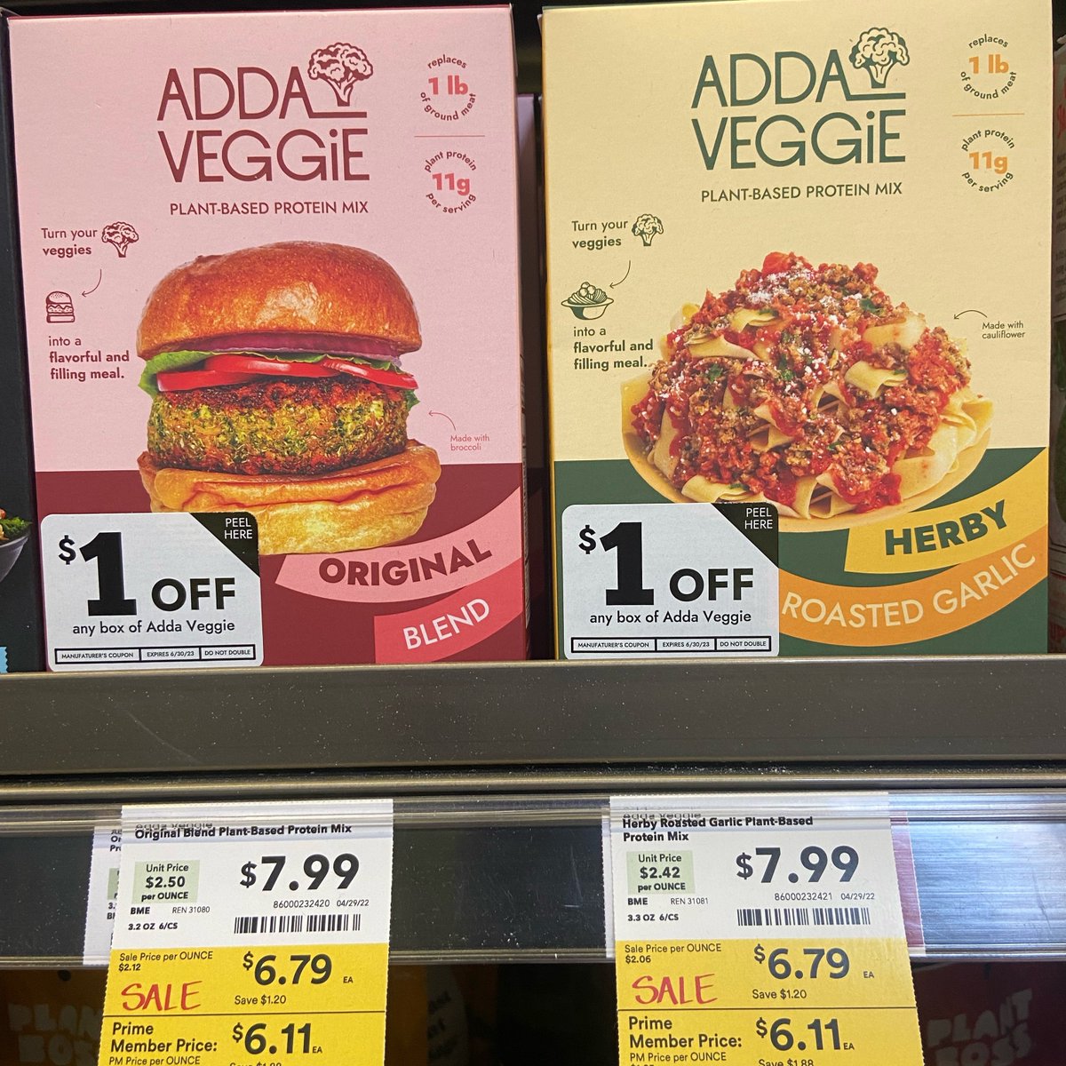 Adda Veggie (@addaveggie) on Twitter photo Create a meal filled with nutrition & flavor for the family with #AddaVeggie 💕
Available at select <a href="/WholeFoods/">Whole Foods Market</a> for $1 OFF now! 🛒
And Amazon Prime members get an extra 10% off.
Find a store near you: addaveggie.com/store-locator Create a meal filled with nutrition & flavor for the family with #AddaVeggie 💕
Available at select <a href="/WholeFoods/">Whole Foods Market</a> for $1 OFF now! 🛒
And Amazon Prime members get an extra 10% off.
Find a store near you: addaveggie.com/store-locator
