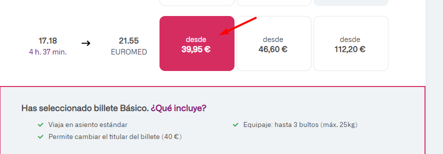 AlexCopC's tweet photo. Bueno y ya que estamos, ¿Por qué los billetes que salieron el día Martes 10 de Mayo para ese trayecto hayan multiplicado su precio x2 en 48 horas? Además de modificarme el precio durante la propia sesión de compra incrementándomelo al detectar que mi IP está haciendo compras https://t.co/1O0rxEaSiw
