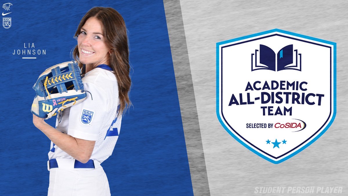 ERAUSoftball's tweet photo. Congratulations to Lia Johnson on her selection to the Academic All-District team
#StudentPersonPlayer https://t.co/iQUFXLNY75
