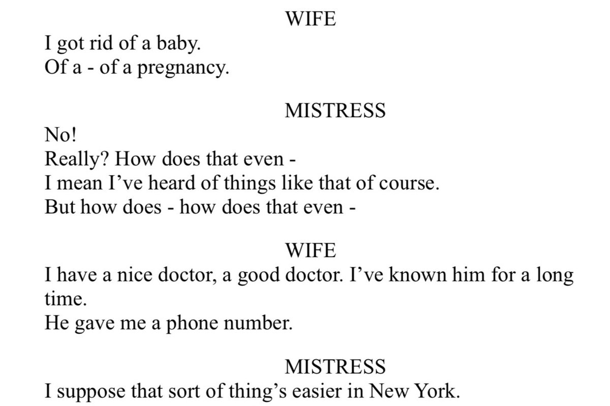 eleanorjburgess's tweet photo. When I wrote WIFE OF A SALESMAN I thought I was depicting how bad things *used* to be for women with little reproductive control. I did not think I was making a topical political work. I’ve never been so depressed and furious about being relevant. https://t.co/viD2yWatit