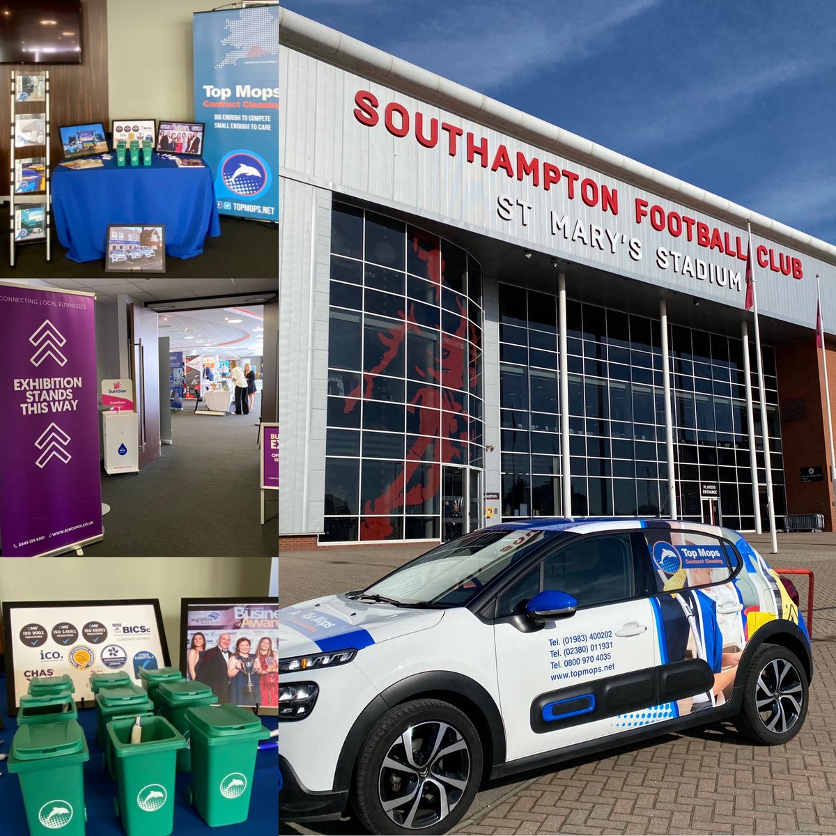 A fantastic day had at the Southampton B2B Business Expo held at St Mary’s Stadium.

So great to see familiar faces again and some new ones too.

#b2b #business #networking #southampton #southamptonexpo #contractcleaning #topmops