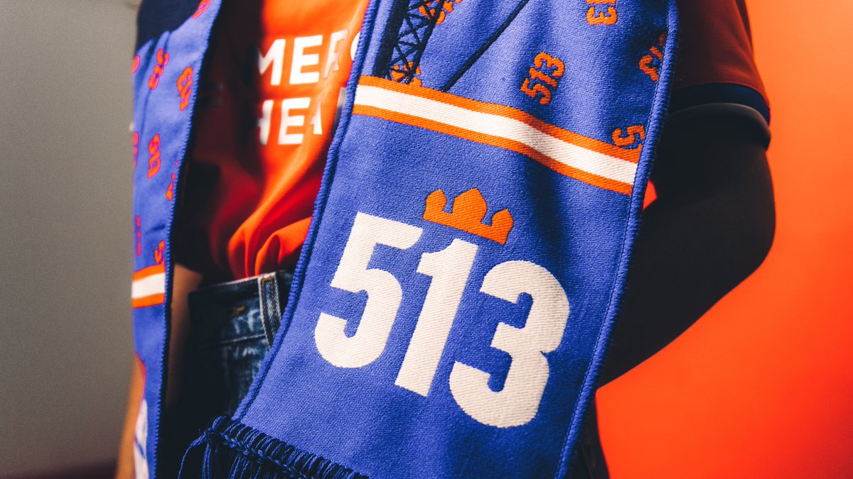 fccincinnati's tweet photo. 5️⃣-1️⃣-3️⃣

We're bringing in 513 Day with a giveaway! RT and Follow for a chance to win this scarf. https://t.co/RRkuhIWhSi