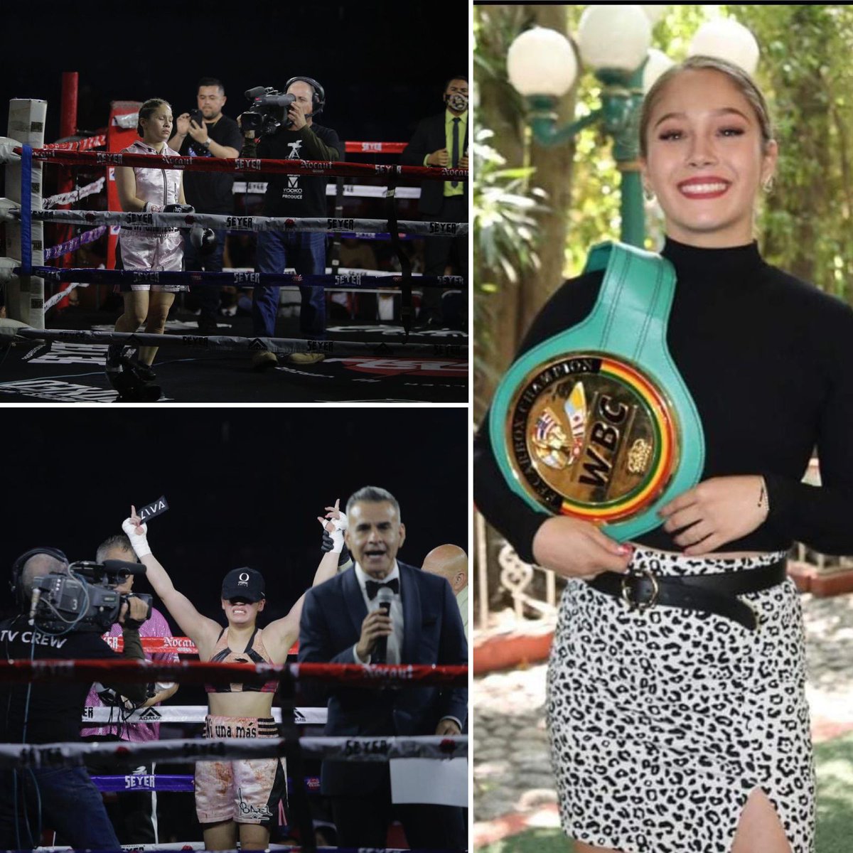ComunidadTESCI's tweet photo. Una vez más nuestra estudiante de #IngenieríaIndustrial Marilyn Alouette Badillo Amaya, resulto vencedora en la categoría peso minimosca en el campeonato #fecarbox #WBC del consejo mundial de boxeo ¡Felicidades! #orgulloTESCI https://t.co/tYCvhl8NLn