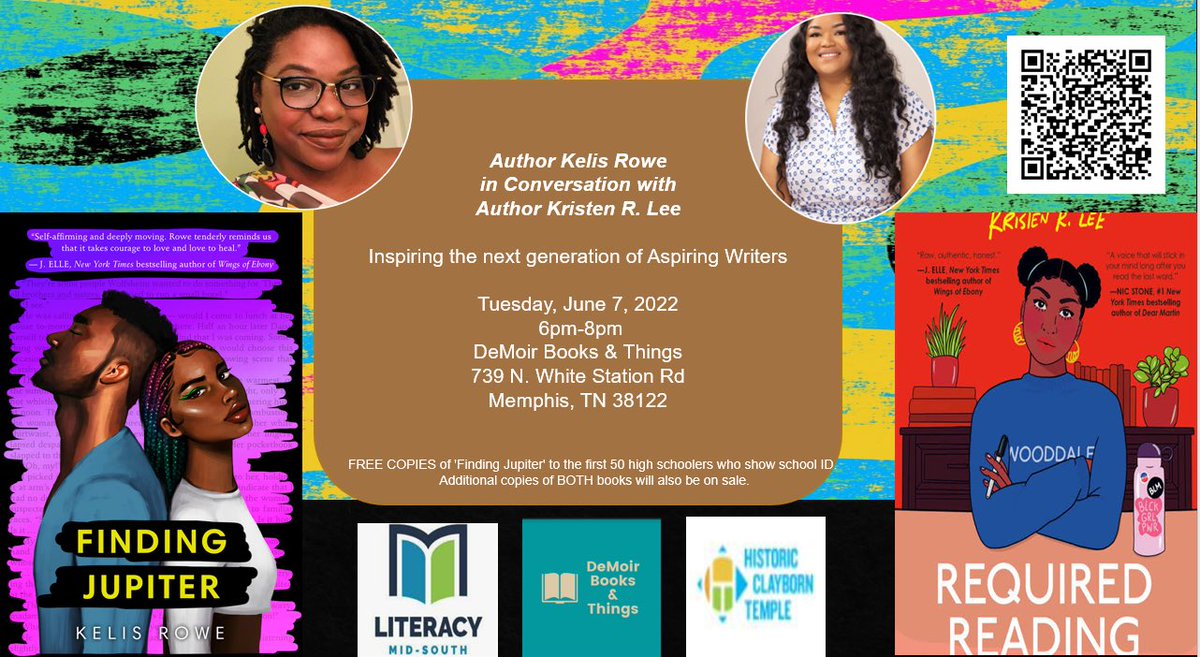 DemoirBooks's tweet image. #FreeEventAlert! Scan the #QRCode today! 📚🖤