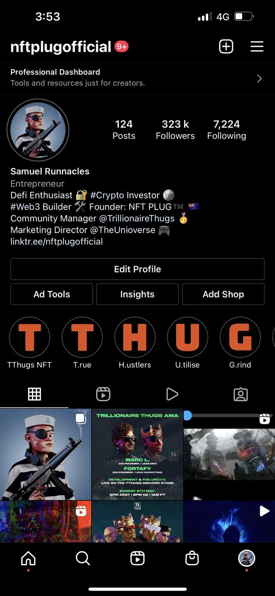 Gm #NFTCommunity 😎☕️

Follow my #Instagram for more #NFT content 💥

instagram.com/nftplugofficia… 

discord.gg/nftplugofficial

#NFTs #NFT #Airdrop #NFTProject #Cryptocurrency #Bitcoin #Eth 🔌