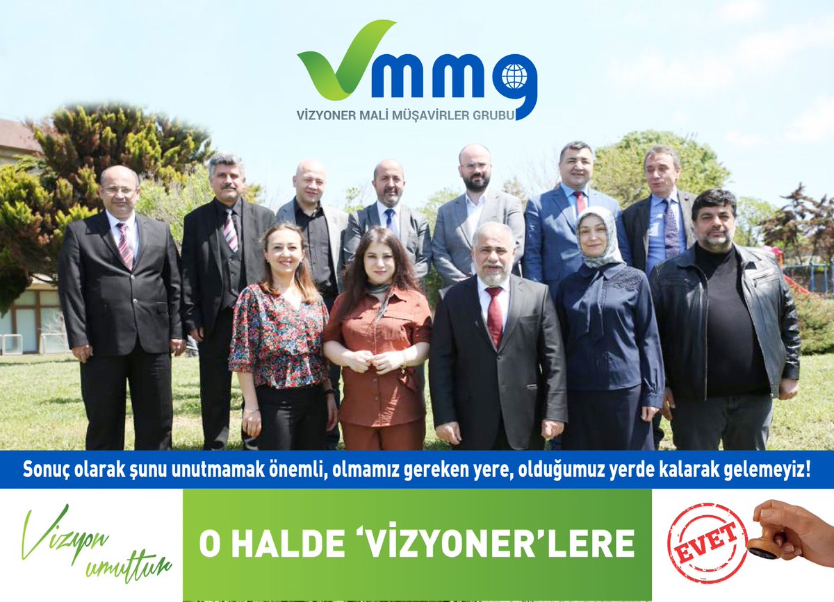 Sonuç olarak şunu umutmamak önemli; olmamız gereken yere olduğumuz yerde kalarak gelemeyiz! #ismmmo #malimusavirler #türmob