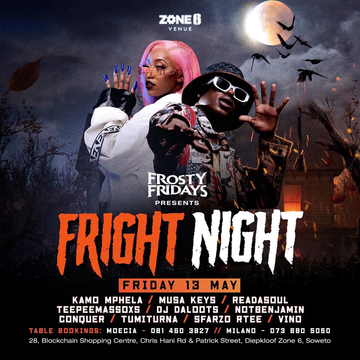 Lowkey_extrover's tweet photo. THIS WEEKENDS FIXTURE ❤@Zone6Venue https://t.co/QIcan3e5wx