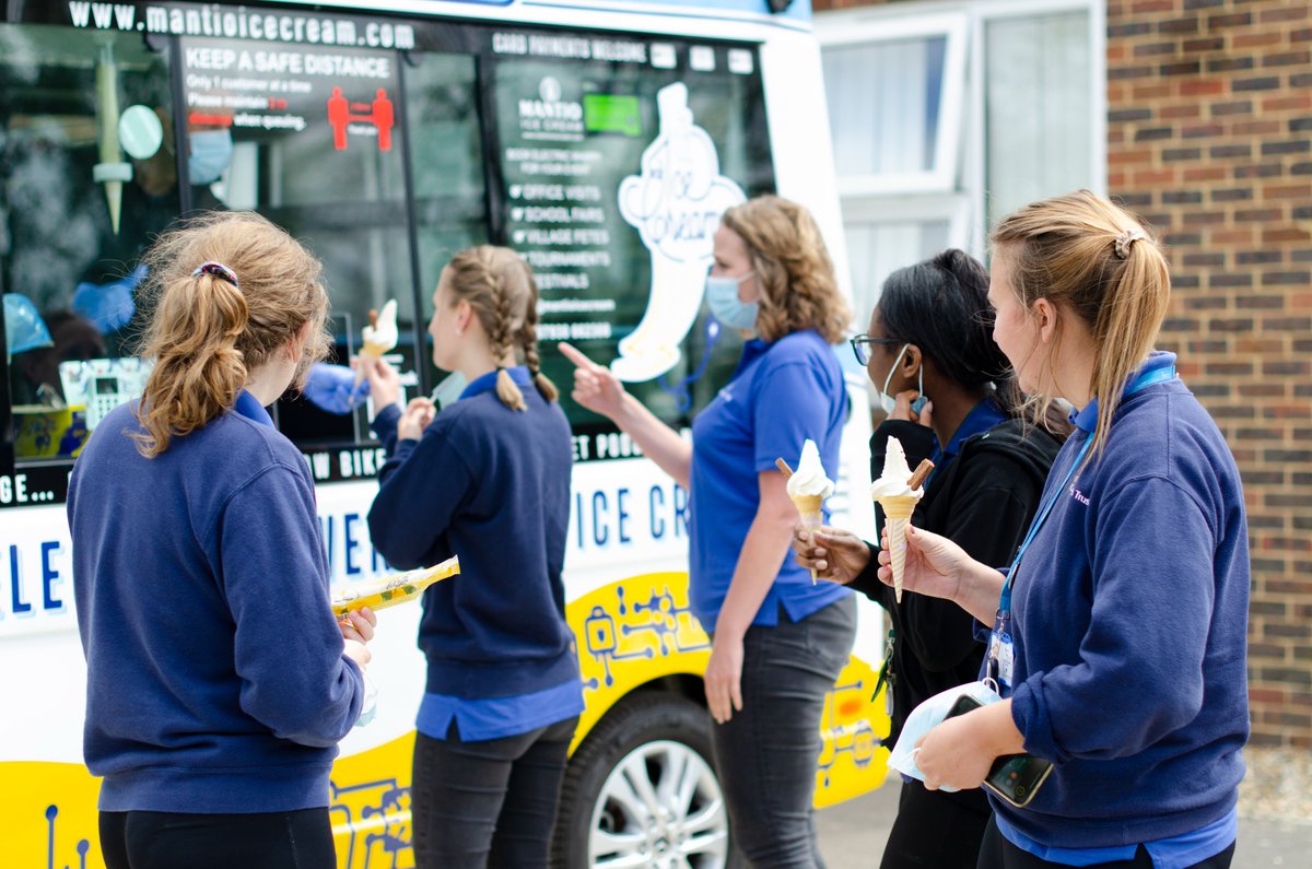 Childrens_Trust's tweet photo. We treated our nurses and clinical workers to an ice surprise this afternoon 🍦 Huge thanks to @MantioIceCream for helping to put smiles on our nurses faces!😄😍 #InternationalNursesDay2022 https://t.co/jtN5bK8V4H