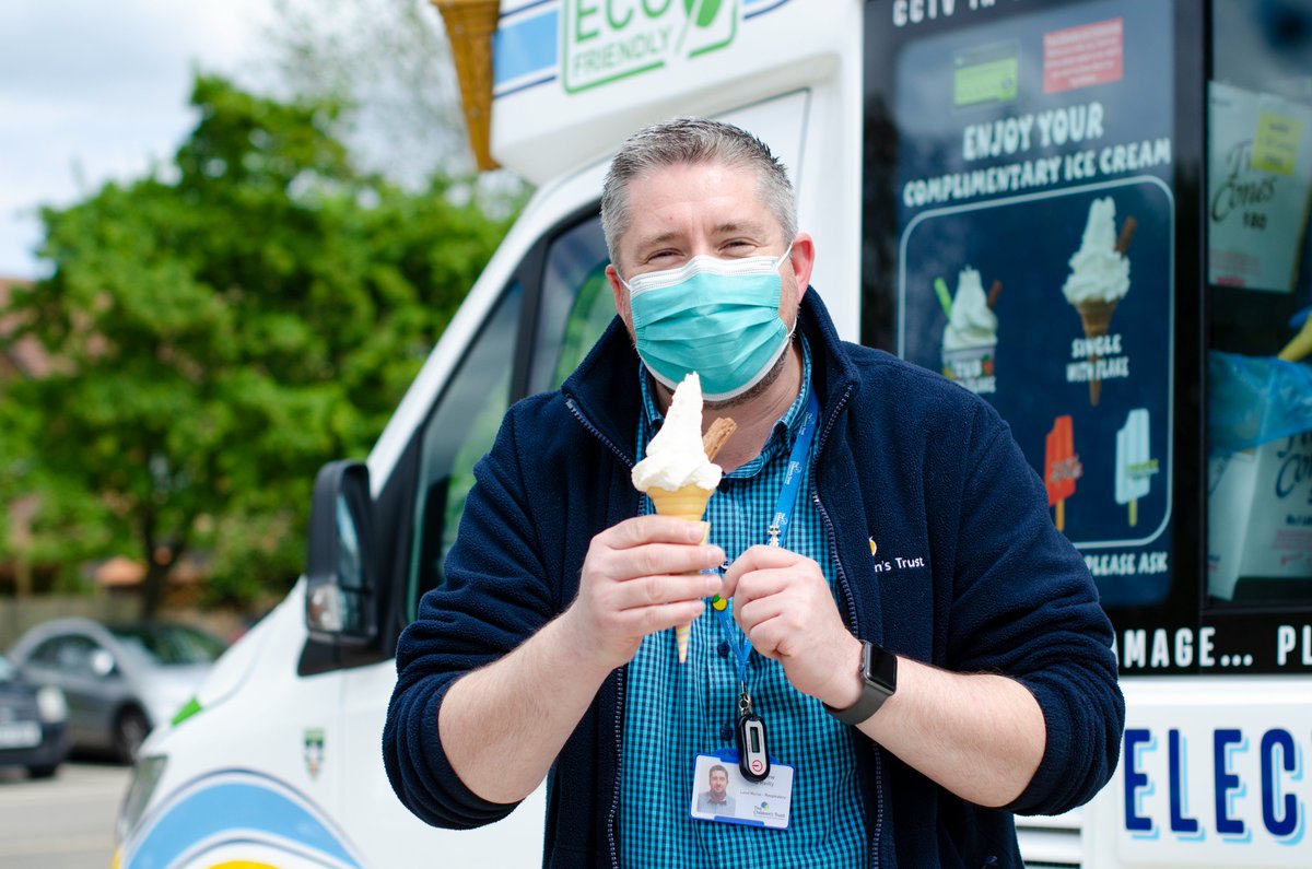 Childrens_Trust's tweet photo. We treated our nurses and clinical workers to an ice surprise this afternoon 🍦 Huge thanks to @MantioIceCream for helping to put smiles on our nurses faces!😄😍 #InternationalNursesDay2022 https://t.co/jtN5bK8V4H