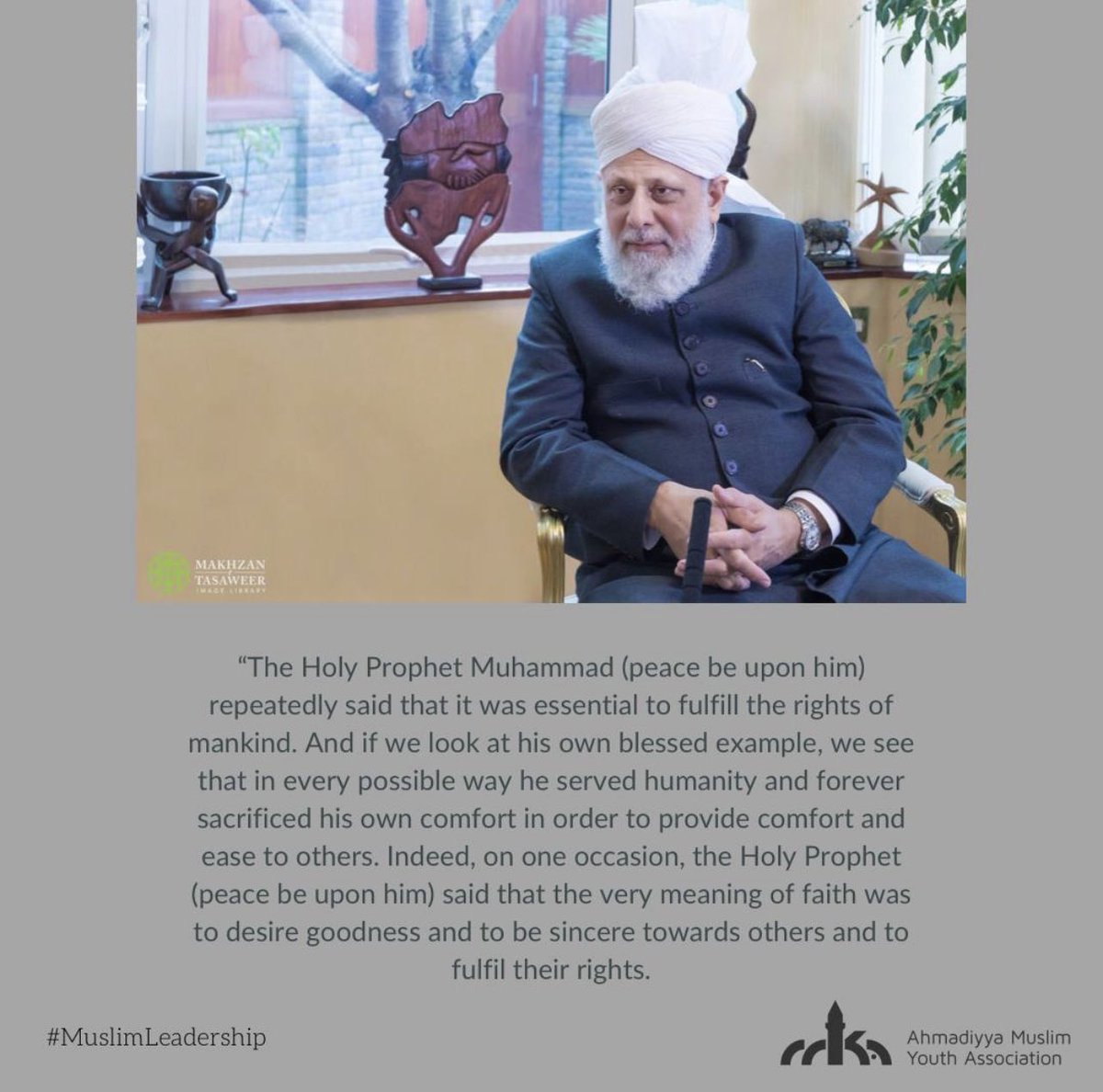 muslimyouthorg's tweet photo. It is on every man, woman and mature child to mirror the example of the Holy Prophet PBUH. He paved the way and showed us the true meaning of love and compassion for our fellow man. We are blessed to have him as our guide. #MuslimLeadership #TrueIslam #WhatMuslimsDo #MuslimYouth https://t.co/r6bylyMvXH