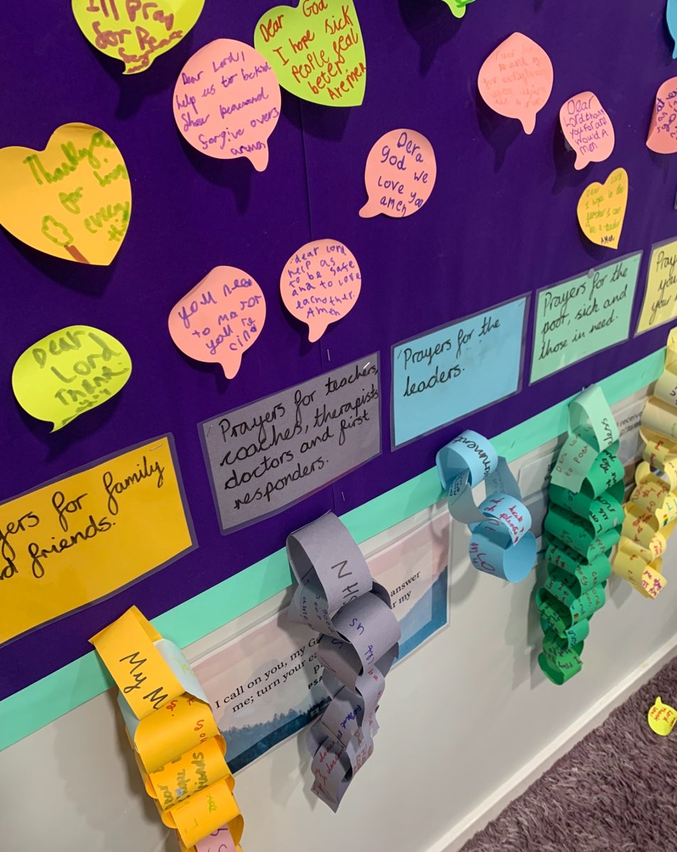 ForestSandridge's tweet photo. “Dear Lord, help us to be kind, show peace and forgive others.”👏

It’s so lovely to see our children look to God for hope and guidance. We love that this prayer incorporates this term’s value of forgiveness. 🌈

@DioSalisbury https://t.co/0ISQtZjMIU