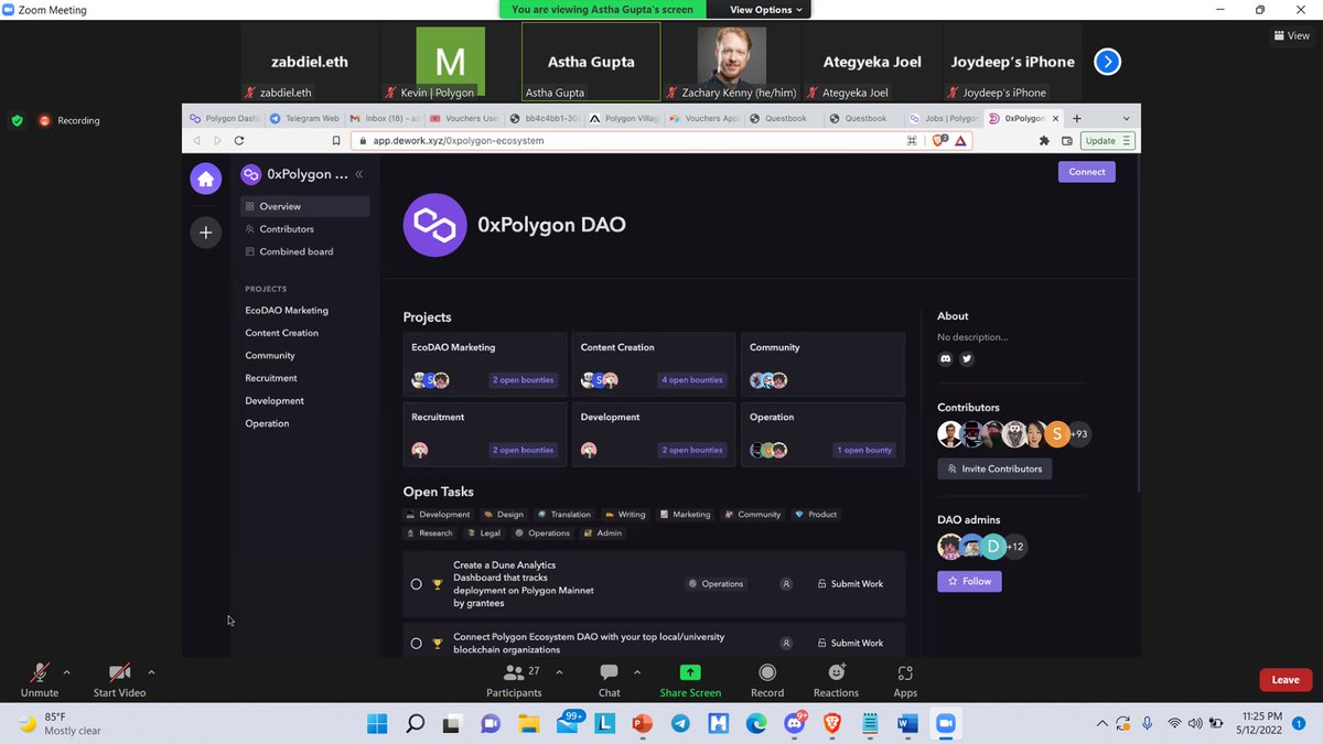 beau_zabdiel's tweet photo. I am really happy to be attending another #PolygonAlpha and gain some great ideas from Polygon Village and the @0xPolygonDAO 

Thanks to @0xPolyAdvocates for having these kind of online sessions despite the current state of the market🤝

#Polygon #PoweredbyPolygon #WAGMI https://t.co/hFLlSkYy2T