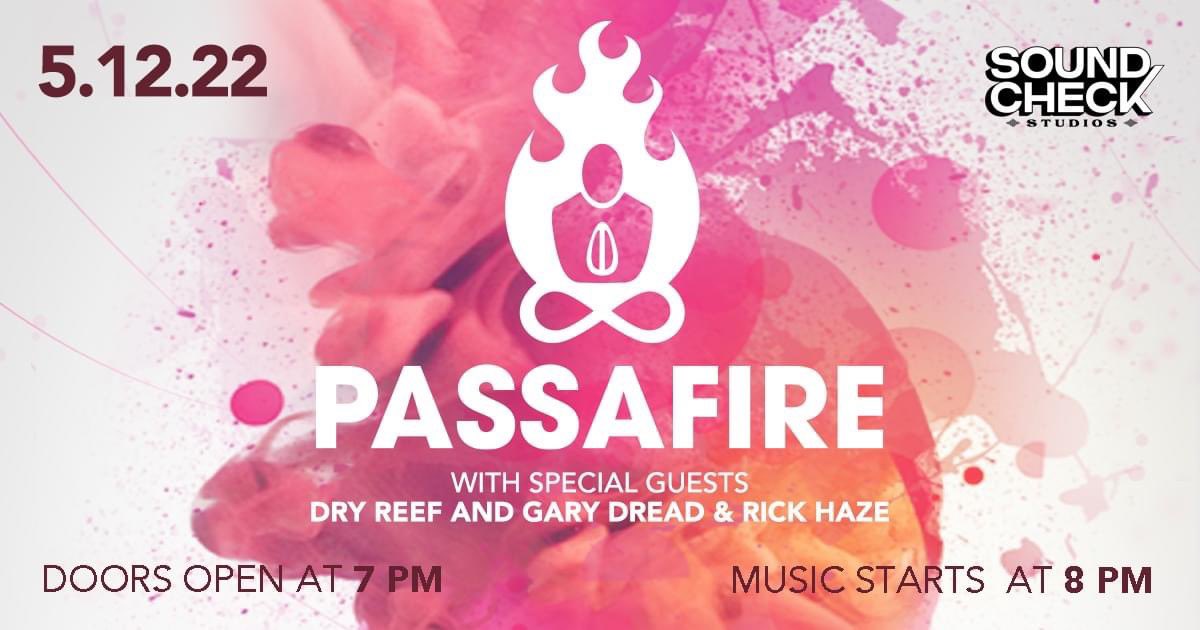 .<a href="/Passafire/">Passafire</a> will be rolling through <a href="/_sound_check_/">Soundcheck Studios</a> in #pembroke #massachusetts tonight along with <a href="/DryReef/">Dry Reef</a> <a href="/GaryDreadMusic/">Gary Jackson</a> &amp; <a href="/rickhazemusic/">Rick Haze</a> who will we see out there?!