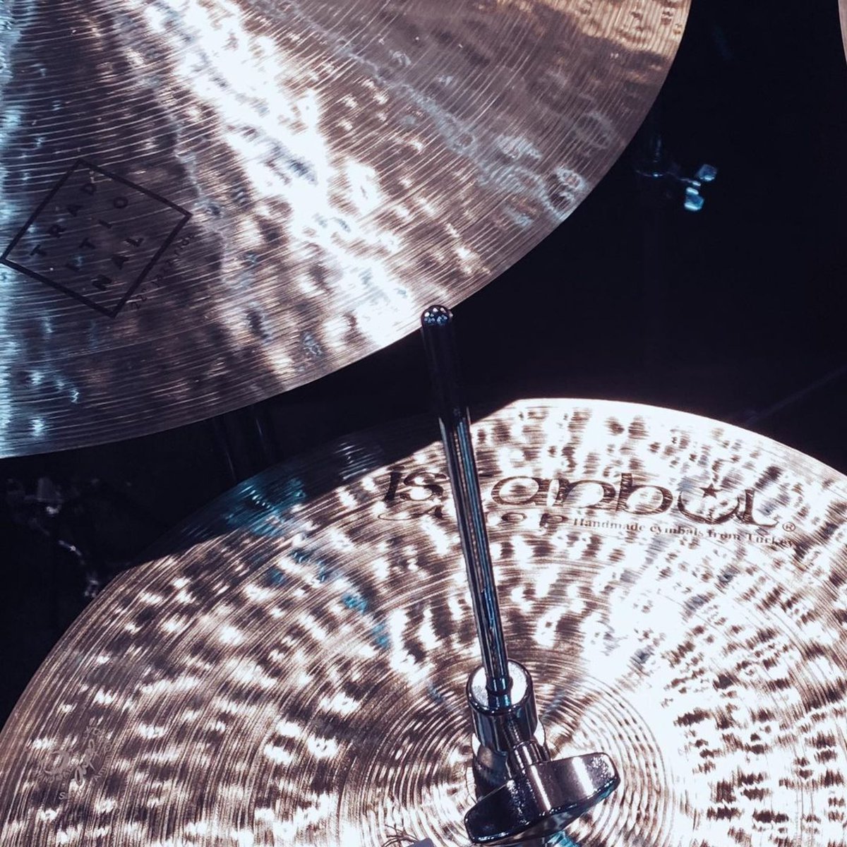IstanbulAgop's tweet photo. Istanbul Agop Traditional Jazz Series Cymbals are designed as an homage to our history yet are very much in the present. Made to express a wide dynamic range, they’re at home with an acoustic trio or among electric and electronic instrumentation. 

📸 Alex Morse Drums Studio https://t.co/5MvJosHRip