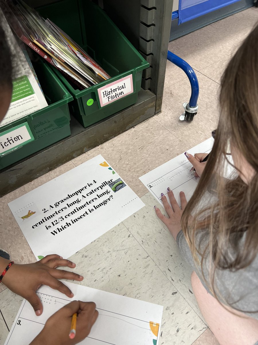 mrstyrrellteach's tweet photo. Comparing fractions is more fun when you get to 1) work with friends and 2) solve problems about bugs 🐛🕷🪰🐜🐞 https://t.co/vsetmbqalu