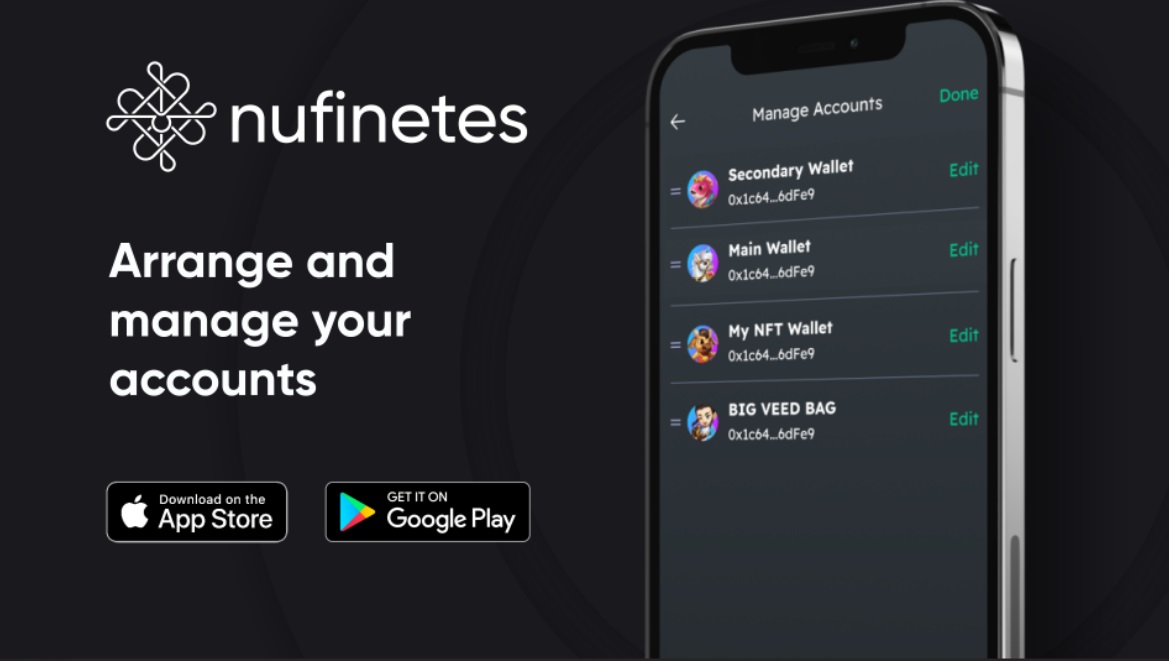 Nufinetes's tweet photo. Our new #VeChain &amp; #Ethereum #multichain wallet makes it easy to connect to your #VIP180 and #ERC20 assets from any device or OS.
 
Learn how to seamlessly access #web3 #dApps with our tutorial below &amp; level up your #VNFT collections!
 
https://t.co/ErEegknMBH
$VET $ETH #VeFam https://t.co/UciF8jK2Jt