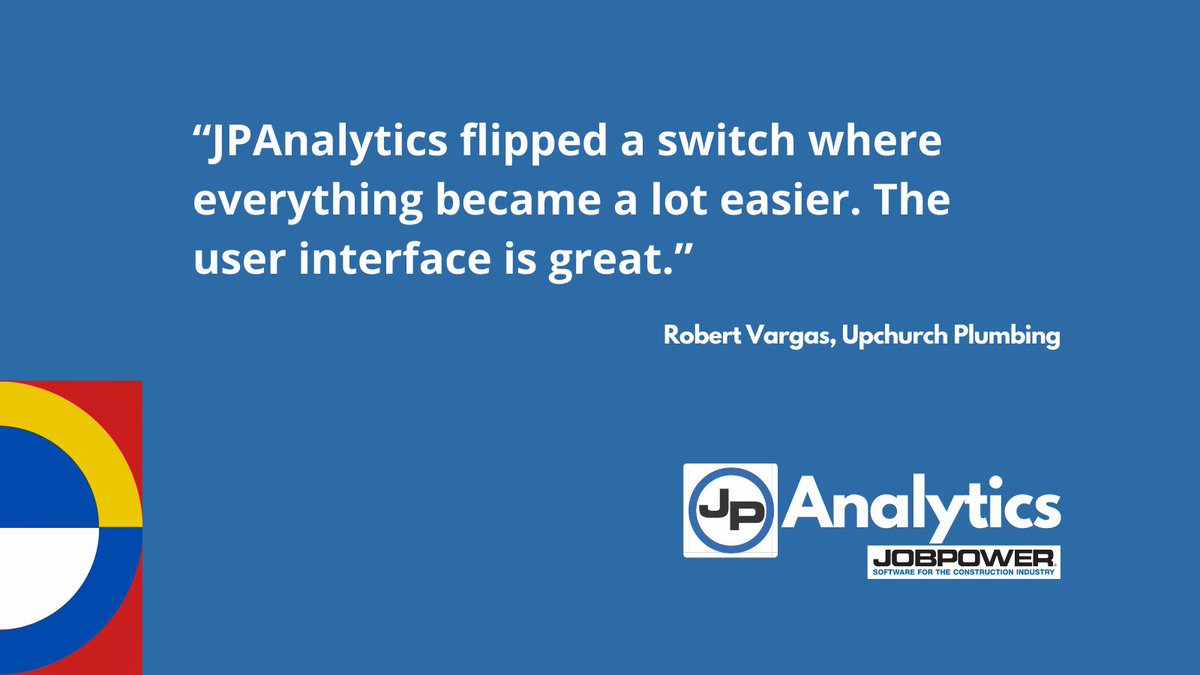 Integrating JPAnalytics has helped Upchurch Plumbing to provide its project managers with weekly detailed project reports that provide more useful and relevant information.

Read how the company gets more relevant, actionable data. jobpow.com/blog/jp-analyt…