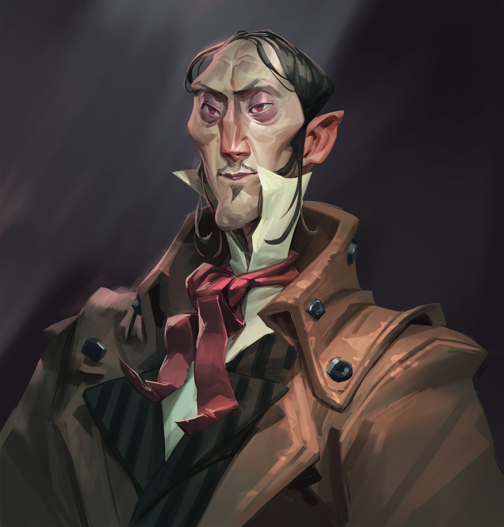 MaxGrecke's tweet photo. vampire dude so I can feel bad about not drawing mermaids https://t.co/5nSI78gqWh