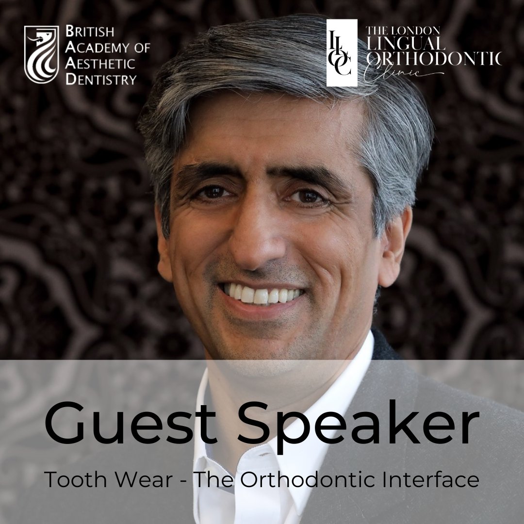 We’re delighted to announce Dr <a href="/AsifChatoo/">Dr Asif Chatoo</a> will be speaking at the British Academy of Aesthetic Dentistry’s conference later this month. He’ll be discussing the impact of tooth wear and orthodontic treatment!