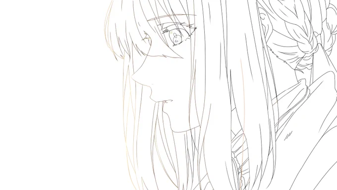ヴァイオレット模写 77枚目 完成

影になってるところ見づらくてほんと難しい

#京都アニメーション 
#京アニ 
#ヴァイオレット・エヴァーガーデン 
#ヴァイオレット 
#模写 
#アニメ好きと繋がりたい 
#絵描きさんと繋がたい 