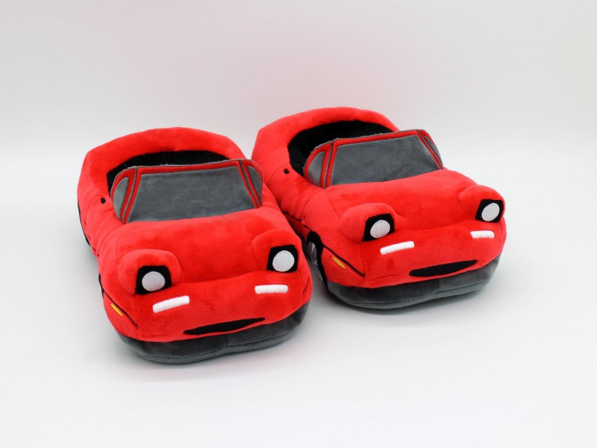 Autoplushies's tweet photo. A must have slipper for every car lover
Get this cool pair of red slippers only at @autoplushies
#autoplush #softplushedtoys #plushytoys #stance #miatamadness # #carporn #jdmculture #shopkawaii #miatamigos #carlifestyle24 #mazda #miata #eunos #comfyslippers #mx5 #roadster https://t.co/fVorbU5K8F