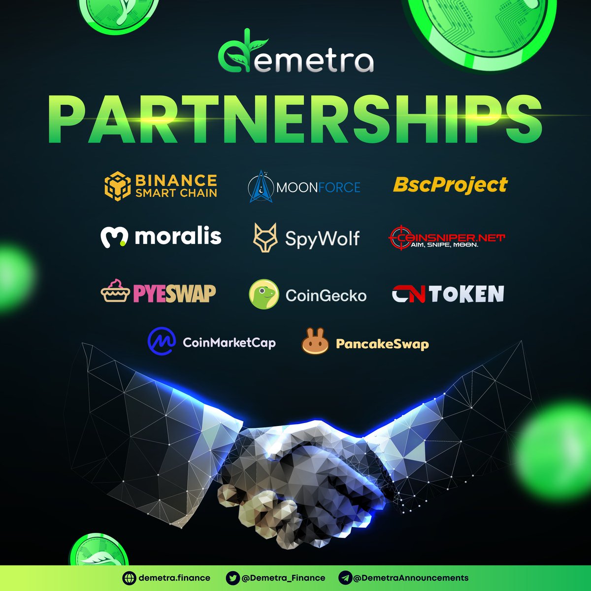 Demetra_Finance's tweet photo. In Demetra🍃we want to make sure that we give our community the best user experience as possible🔥

That's why we partnered with several projects &amp; companies that we believe would help us achieve our goals! 🤩

Learn more about them 👉 https://t.co/KzTLsX2pVG https://t.co/uOwrSSQEg2