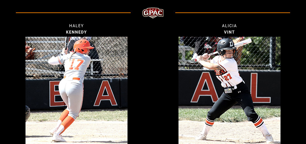 DoaneAthletics's tweet photo. #DoaneSB news - Duo Named to GPAC Softball Honors
 - https://t.co/pcE8mhW8IC https://t.co/xH0PUasc0t