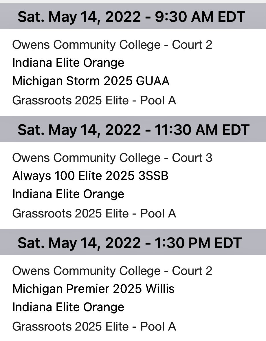 CoachTJPerry's tweet photo. Saw some incredible talent last weekend, schedule doesn’t get any easier @Grassrootstourn “Queen Of The Rock”   Another opportunity to compete against some top circuit teams around the Midwest!  Coaches here is our Orange &amp; Green team schedules!  #LeaveNoDoubt @IndianaEliteWBB https://t.co/x7utVGTlGp