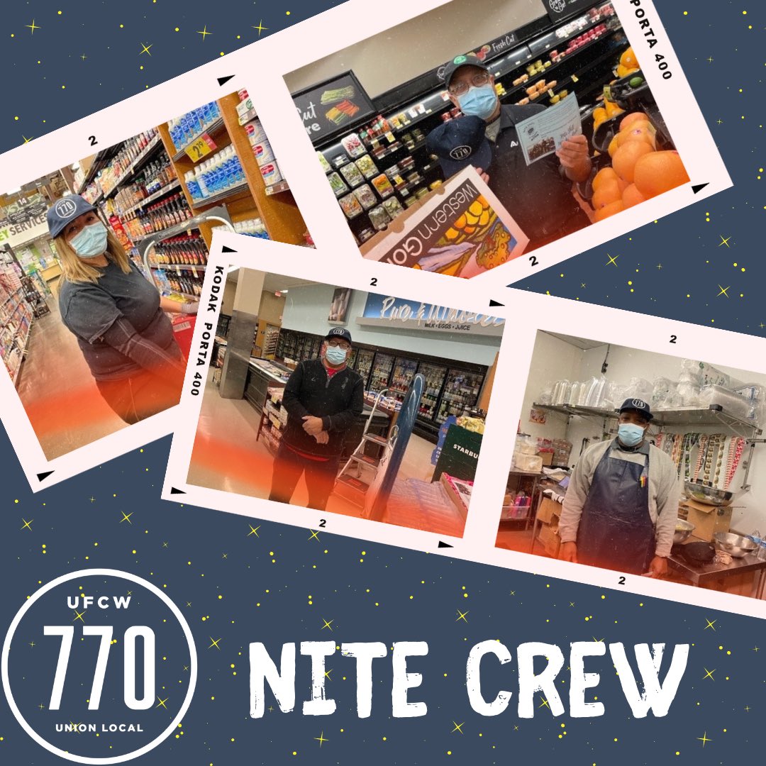 UFCW770's tweet photo. While everyone is sleeping #ThirdShiftWorkers continue working hard behind the scenes to provide for their community! Thank you #NiteCrew for all you do!
#ThirdShiftWorkersDay
#ForeverEssential https://t.co/V8JJAKGhUw