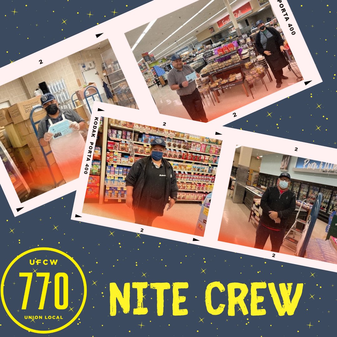 UFCW770's tweet photo. While everyone is sleeping #ThirdShiftWorkers continue working hard behind the scenes to provide for their community! Thank you #NiteCrew for all you do!
#ThirdShiftWorkersDay
#ForeverEssential https://t.co/V8JJAKGhUw