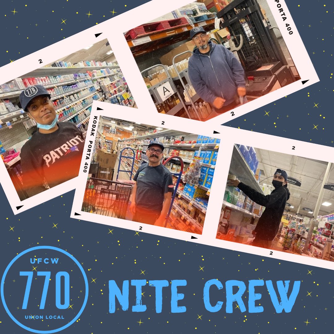 UFCW770's tweet photo. While everyone is sleeping #ThirdShiftWorkers continue working hard behind the scenes to provide for their community! Thank you #NiteCrew for all you do!
#ThirdShiftWorkersDay
#ForeverEssential https://t.co/V8JJAKGhUw