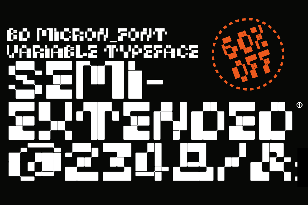 BuroDestruct's tweet photo. 4 BD typedifferent fonts on @myfonts SALE now! 60% Off for BD Micron, BD Supper, BDR Mono 2021 and 65% Off for BD Jupiter. Enjoy!
#typeface #typography #myfonts #burodestruct #typedifferent #fonts https://t.co/iOEGHvzg5L
