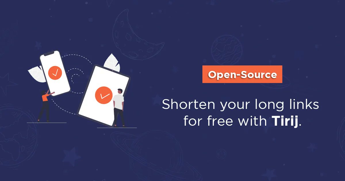 meteorjs's tweet photo. Check out this great Meteor app by @_rcp_ozn called Tirij!
With Tirij, you can shorten your long links for free and automate your applications as you wish with API and NPM Modules.
Learn more: https://t.co/fGHvDd2zQ9
#meteorjs #meteorapp #opensource https://t.co/DlSWXmBP2n