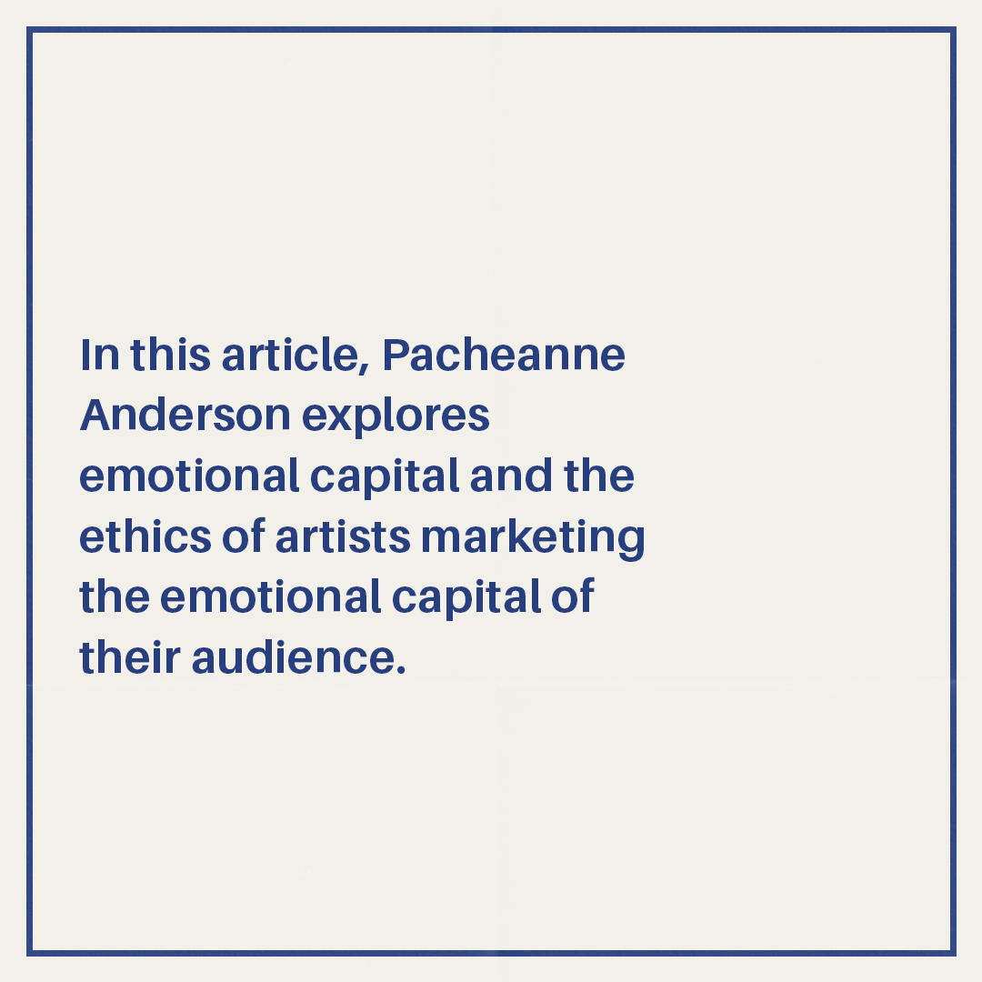 The title of the 5th chapter is ‘Emotional’ , in which Pacheanne Anderson explores the ethics of emotional cultural capital.
 
Keep an eye out 👀 for the rest of the chapters and go to gatekeepermagazine.com/Shop to pre-order Issue 03 now!