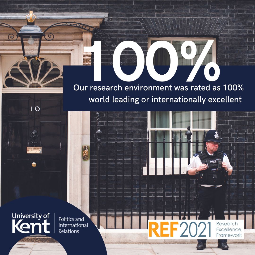 UniKentPolitics's tweet photo. Top marks for our world leading research environment in REF2021!  

‘I am delighted about the fantastic result' Dr @nadine_ansorg responds. 

More here: 

https://t.co/MJwKrLczGk

#ref2021 #ResearchAtKent #REFresults https://t.co/G7e5OJ6XII