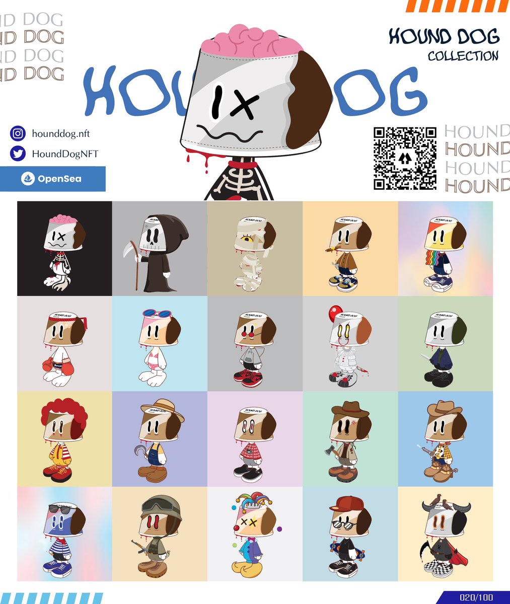 HoundDogNFT's tweet photo. Hound Dog
20/100 characters 💥✨

https://t.co/Qfu53xHzn0

#NFT #NFTs #NFTCommunity #nftart #opensea #ETH #Ethereum #NFTartist #NFTdrop #openseanfts #NFTGiveaways #NFTProjects @NFT @opensea https://t.co/666lFDU3Aq