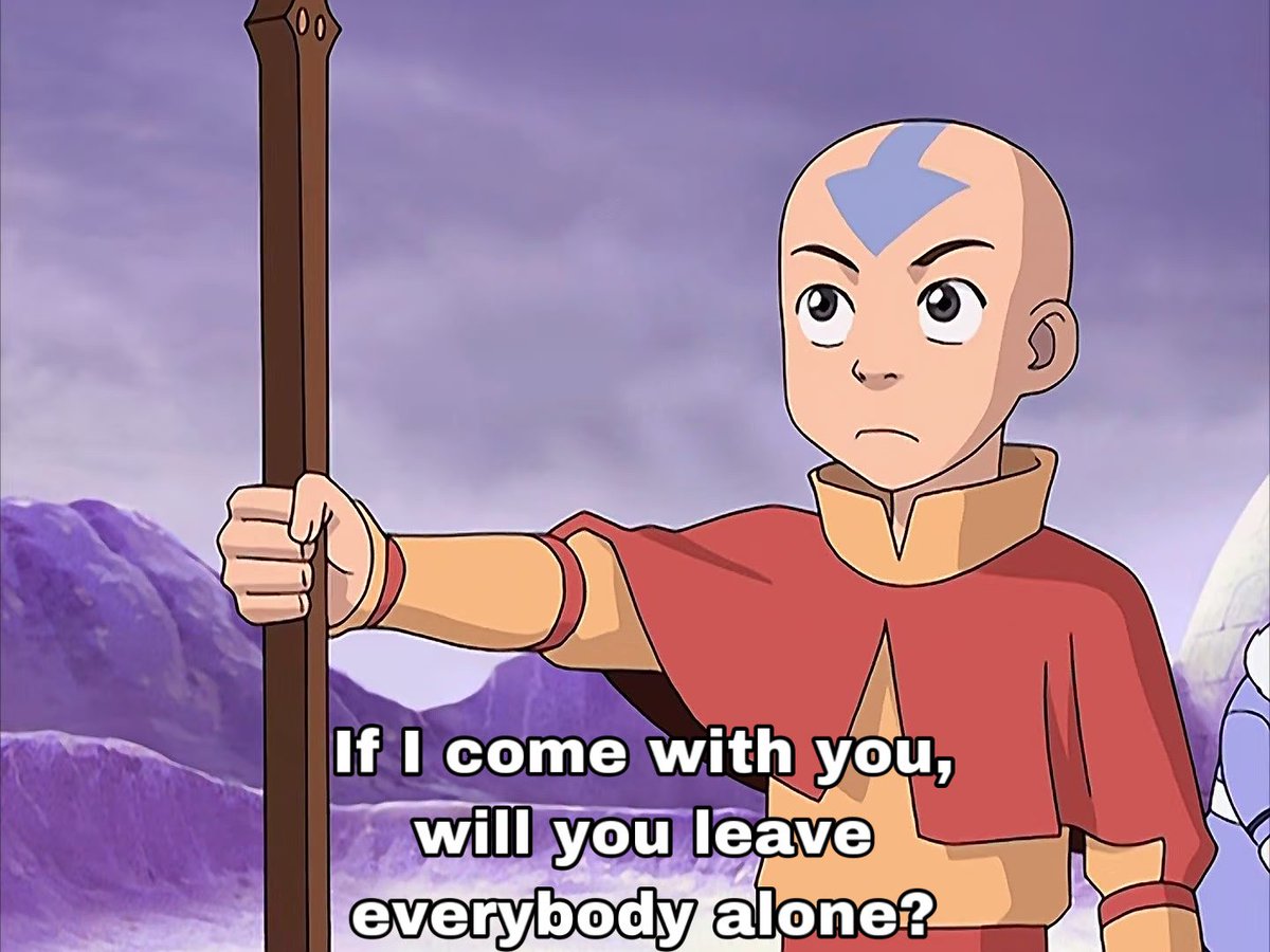 aangdaily's tweet photo. throwback to the time aang sacrificed himself for a village he barely knew https://t.co/1O1sMARuu0
