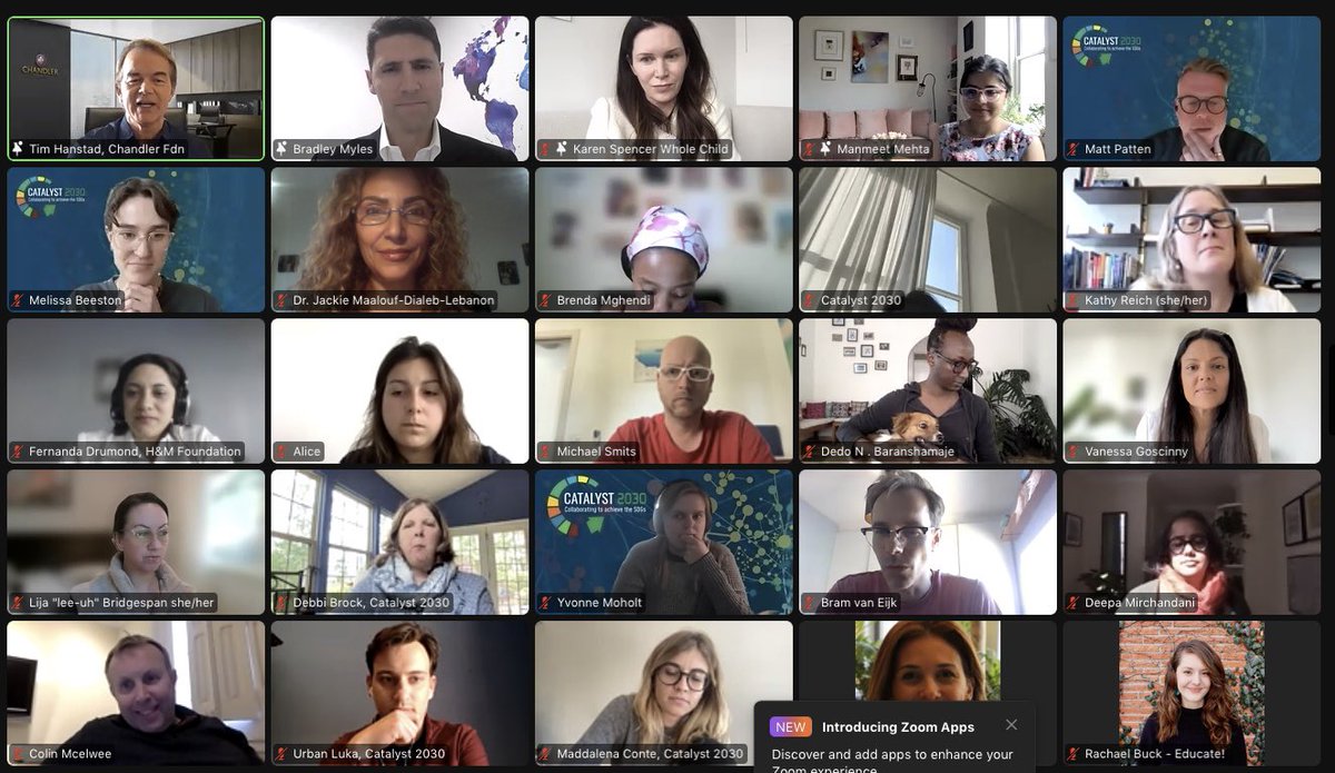 c2030lebanon's tweet photo. An amazing panel discussion about “Catalyzing Funding” as part of @Catalyst_2030 #CatalzsingChangeWeek2022 #CCW2022 #CatalysingChange #AacceleratingAction #LetsReenergizeTheSDGs @JackieMaalouf @KarenSpencerWCI #shifting the #funding #paradigm 👏👍 https://t.co/uXGrKmlUJq
