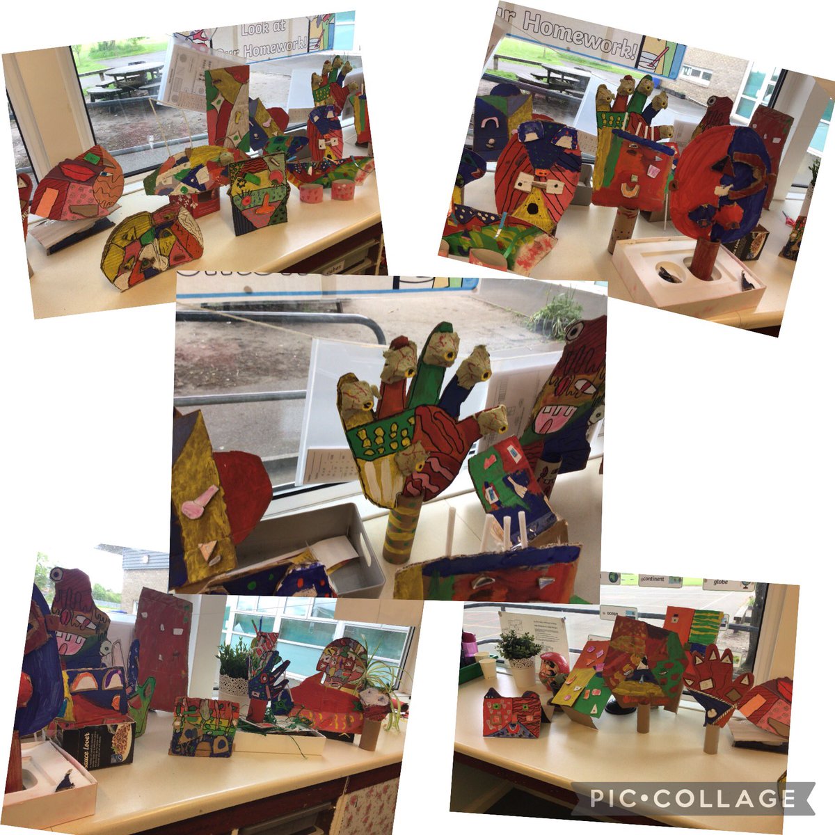 The Moles made some fantastic sculptures inspired by Pablo Picasso earlier this week! <a href="/BattleHillPS/">Battle Hill Primary</a>
