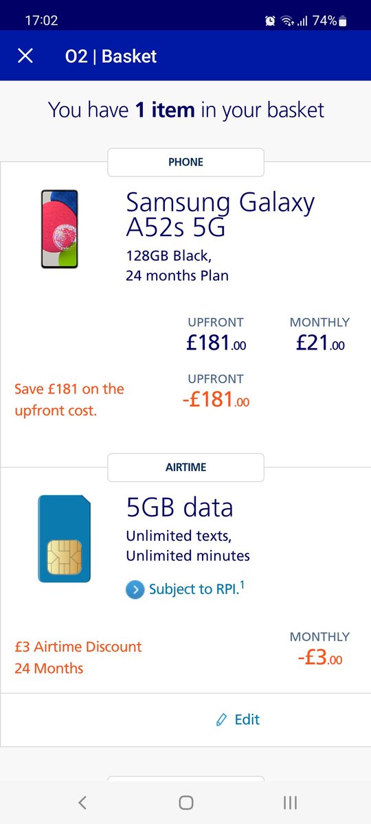 Missus_G's tweet photo. @O2 @O2 I want to add two of these to my basket, but it doesn't seem possible. I've tried calling but the operator can't seem to find the deal? https://t.co/VSY8UduqdJ