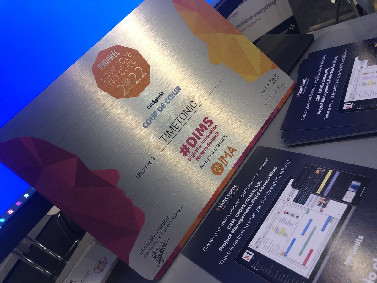 Très heureux d’avoir gagné le prix catégorie « coup de cœur » en fin de salon #dims ! 🙏