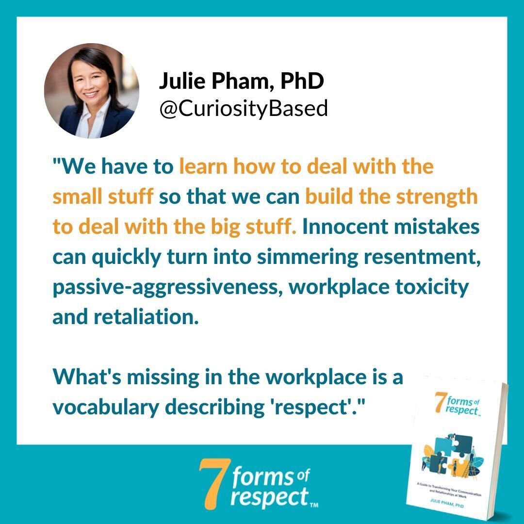 curiositybased's tweet photo. Transform your relationships and life at work by discovering your form of respect!
Purchase the 7 Forms of Respect™ today: https://t.co/4Ea29qgon7
#7FoR #ProfessionalDevelopment #CuriosityBased https://t.co/ewadIY8NWT