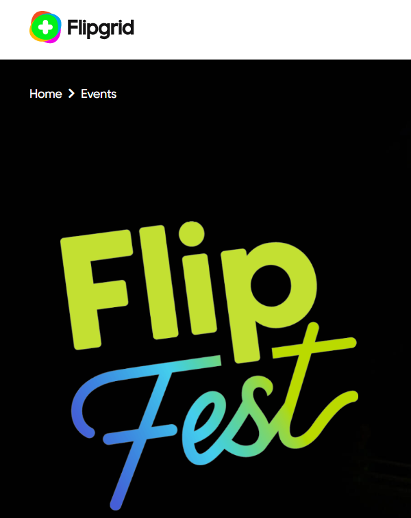 Join me at @Flipgrid 's largest event of the year, #FlipFest! Make sure you save your seat soon and register here:  info.flipgrid.com/events/flipfes…  
<a href="/FlipgridEvents/">Flip Events</a>