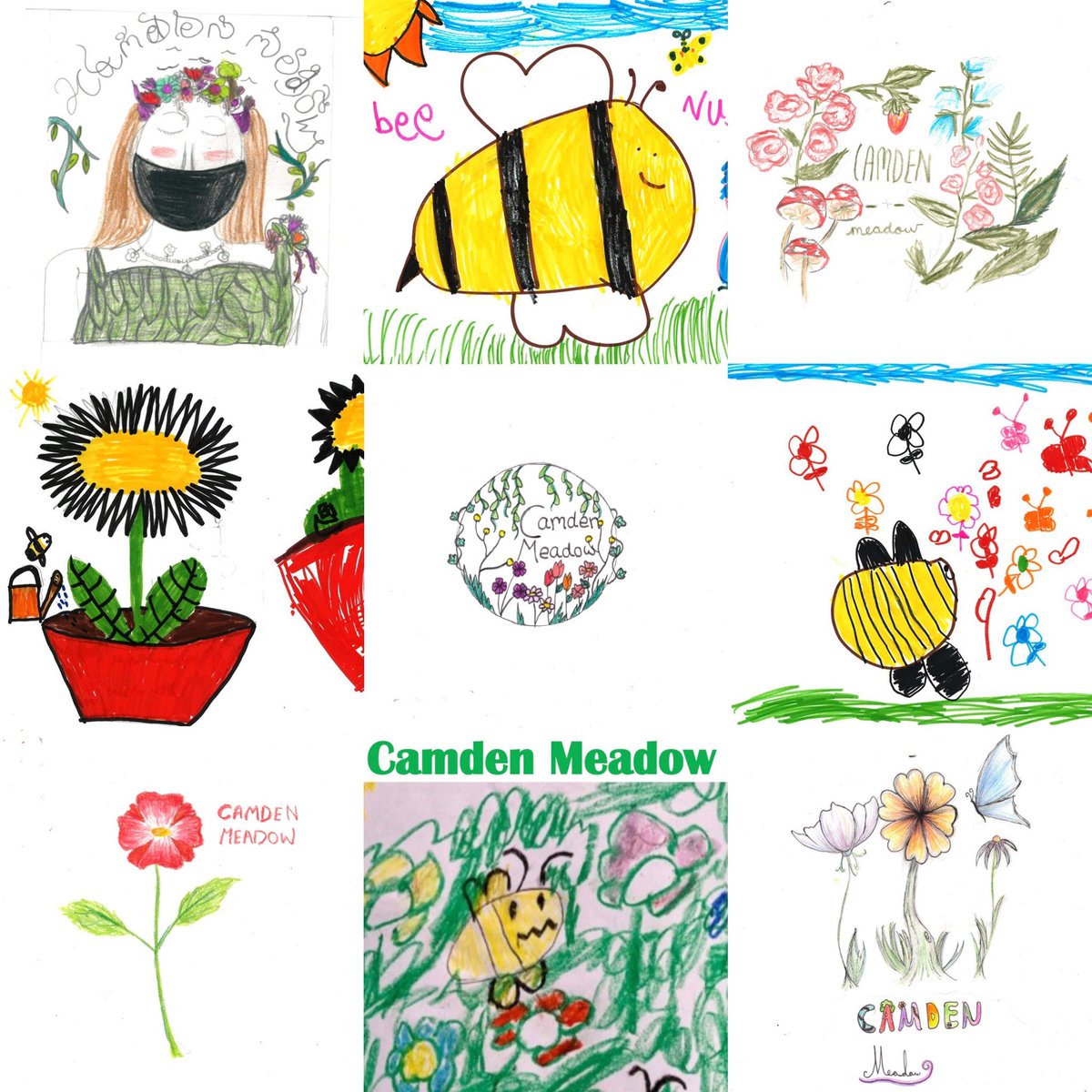 Some of the fantastic student designs submitted by Camden school students to appear on their very own packets of annual wildflower seeds to sow.

Over 2,400 packets have been given out to create the #CamdenMeadow

#WeMakeCamden #CamdenBeeLine <a href="/VeoliaUK/">Veolia | UK</a> #SustainabilityFund