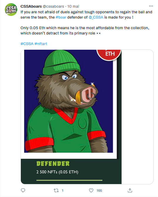 AllezSedan's tweet photo. Les crypto-supporters, ça n'existe pas et c'est pour ça que @cssaboars achète des likes et des followers. Selon les messages, 0 like ou plusieurs centaines et un post du 7 avril attire soudainement des dizaines de messages, tous le 11 mai. https://t.co/YGX2WuzdS1 https://t.co/I9uBVwuFI3